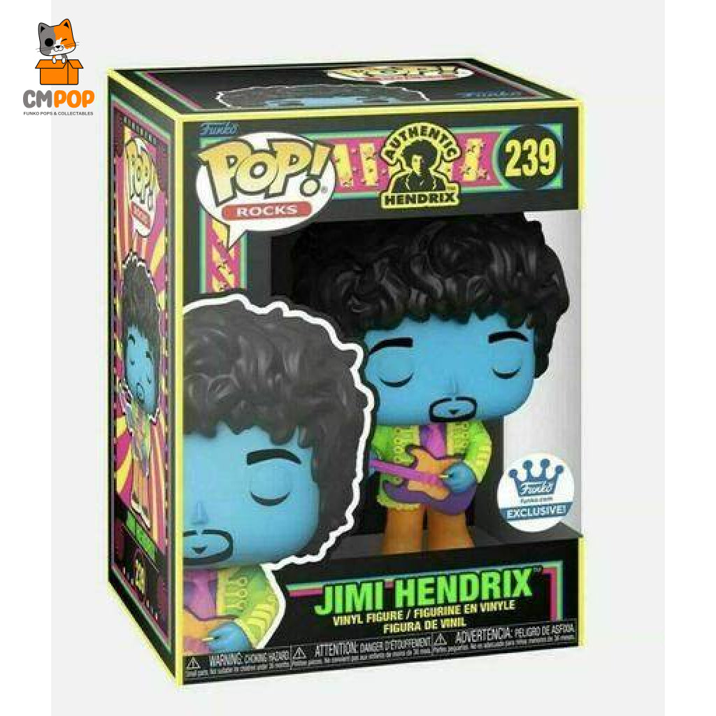 Jimi Hendrix - #239 Funko Pop! Rocks Authentic Exclusive