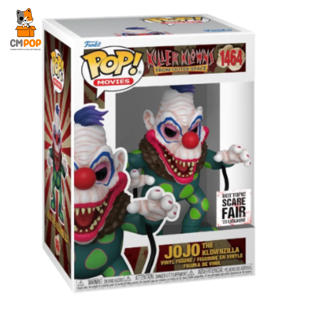 Jo The Klownzilla - Killer Klowns From Outer Space #1464 Funko Pop! Movies- Hot Topic Scare Fair 23