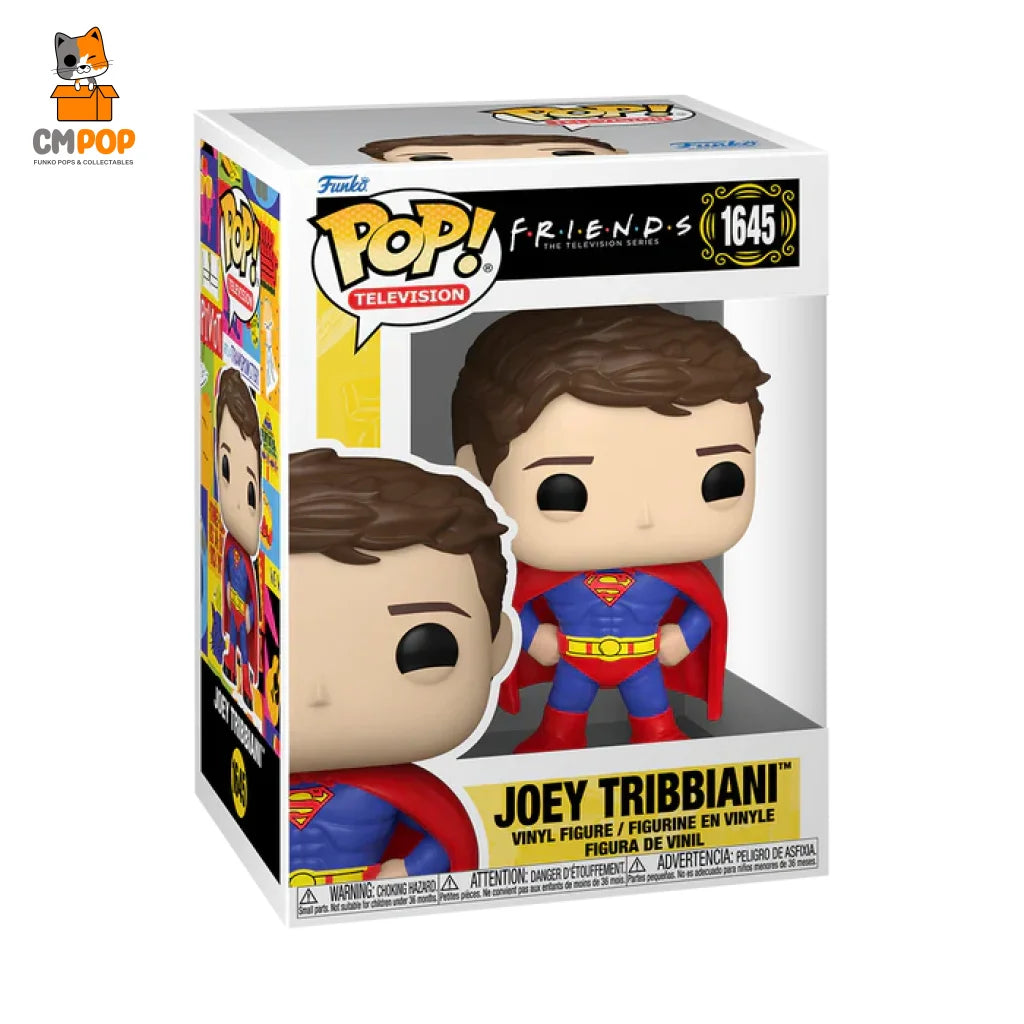 Joey Tribbiani (Superman) - #1645 Funko Pop! Television Friends