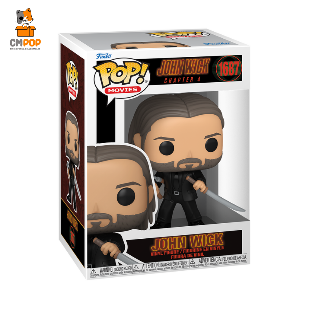 John Wick - #1687- Funko Pop! Chapter 4 Movies Pop