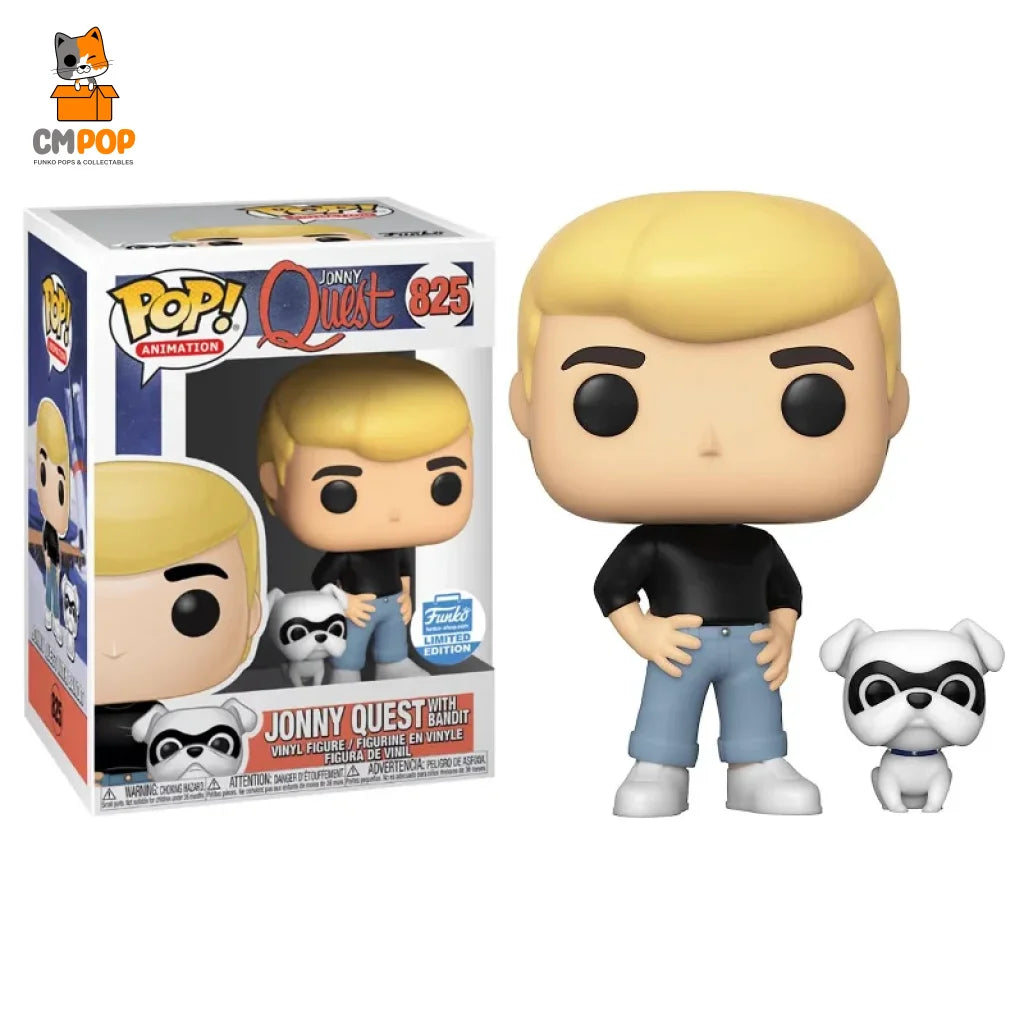 Johnny Quest With Bandit - #825 Funko Pop! Animation Exclusive