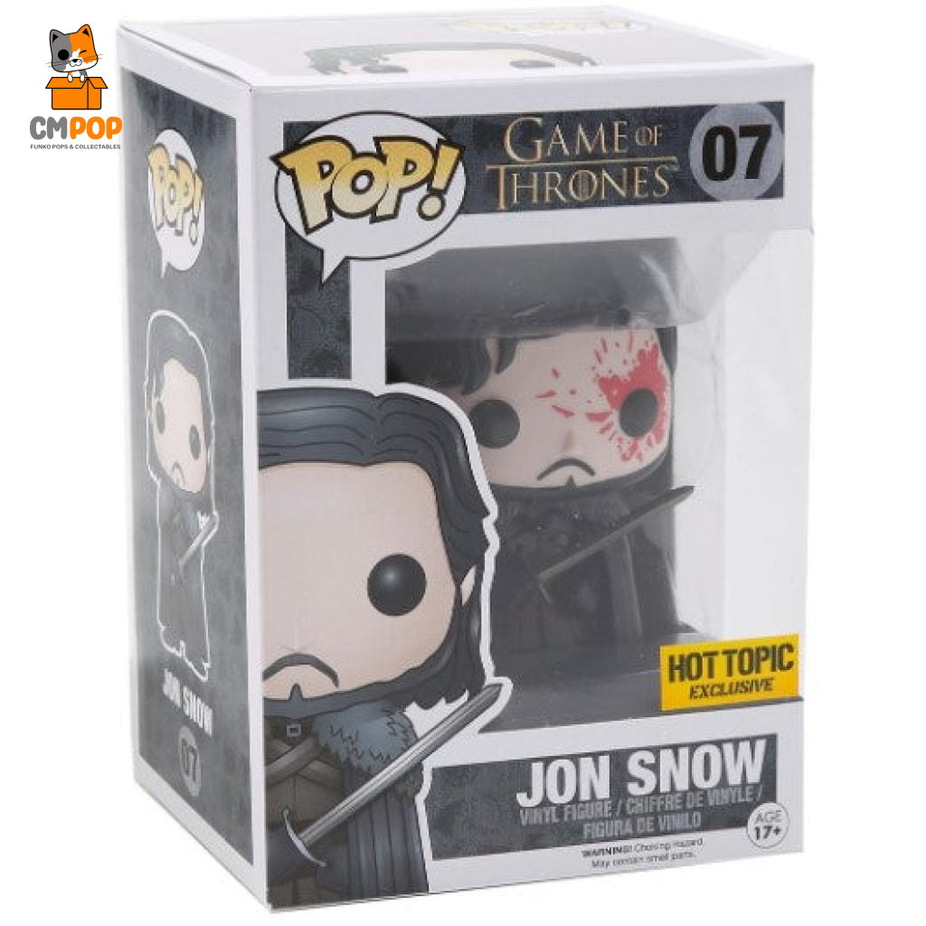 Jon Snow Castle Black - #07 Funko Pop! Hot Topic Exclusive Game Of Thrones Pop