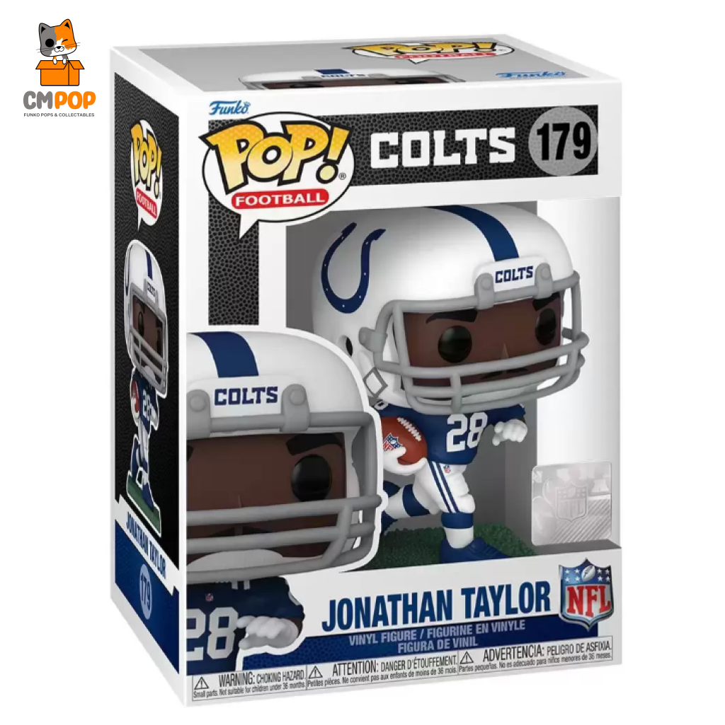 Colts- Jonathan Taylor - #179 Funko Pop! Nfl Sports Pop