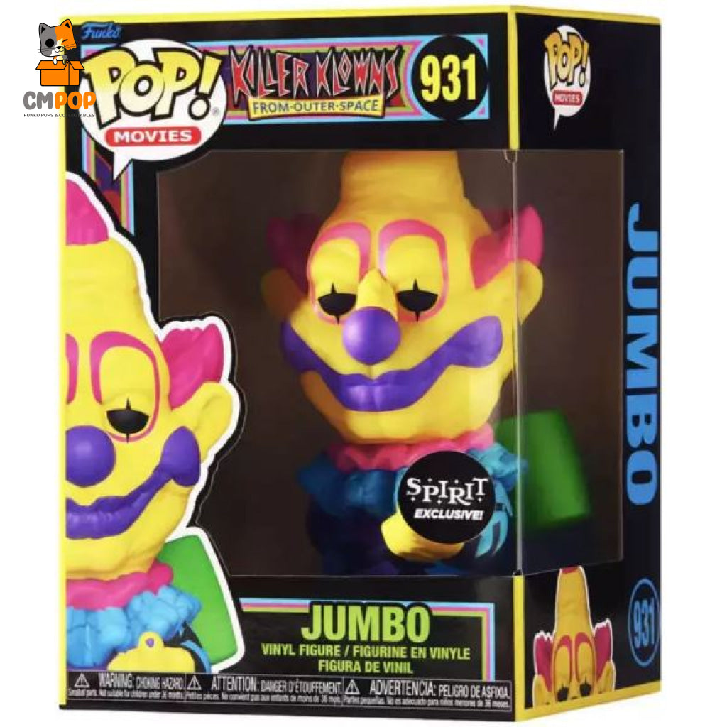 Jumbo - #931 Funko Pop! Killer Clowns From Outer Space Spirit Exclusive Pop