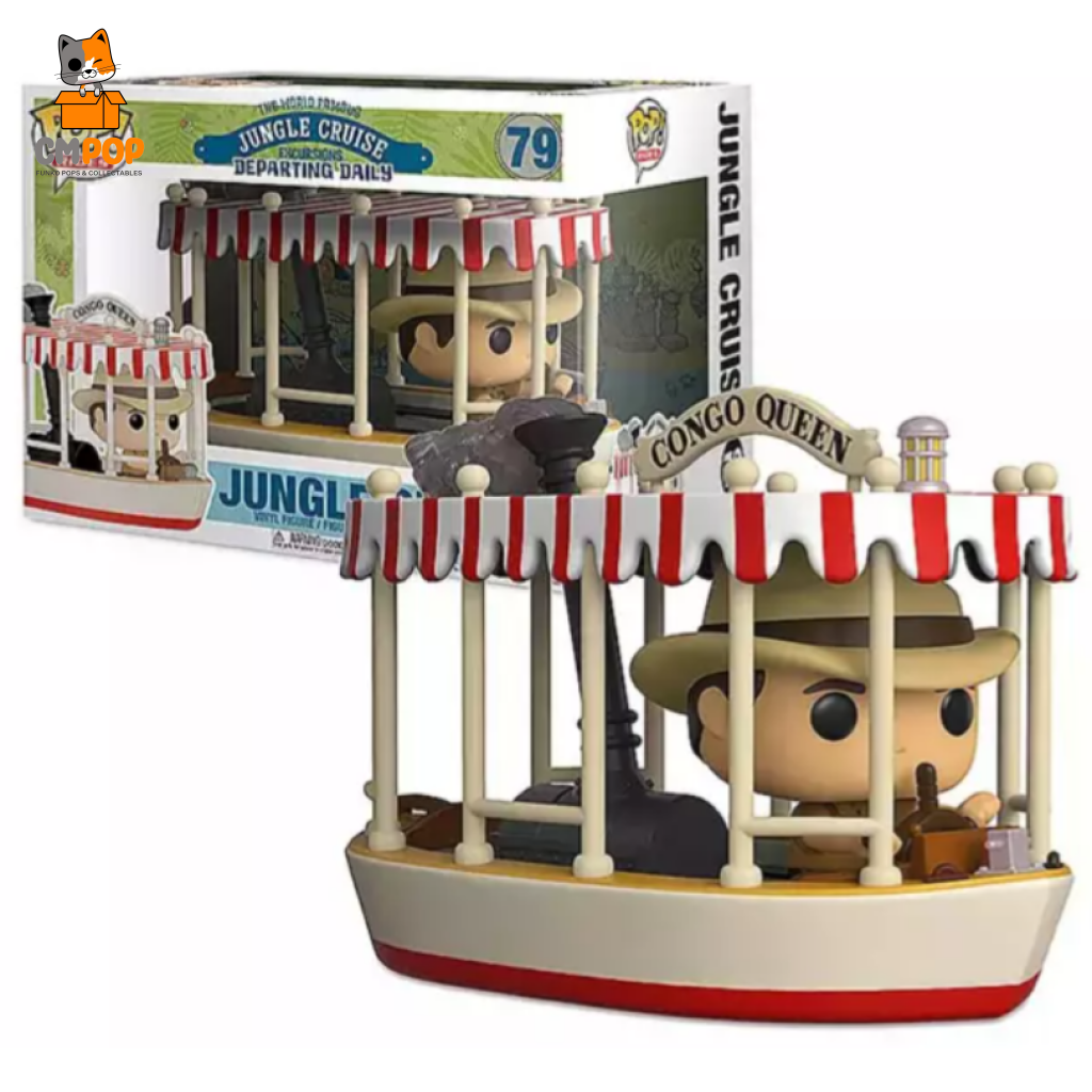 Jungle Cruise- #79 - Funko Pop! The World Famous Cruise Excursions Departing Daily Pop Rides Pop