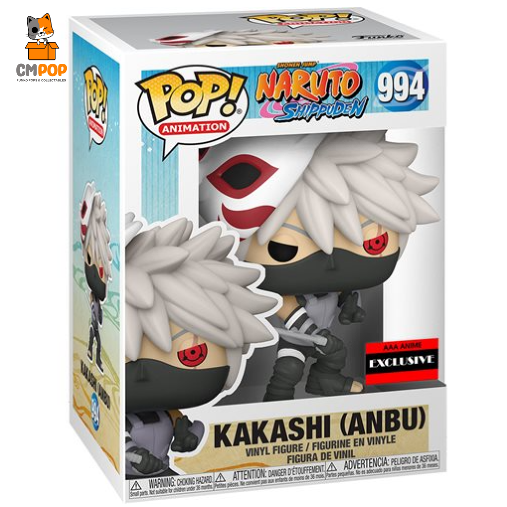 Kakashi (Anbu) - #994 Funko Pop! Naruto Shippuden Aaa Anime Exclusive Pop