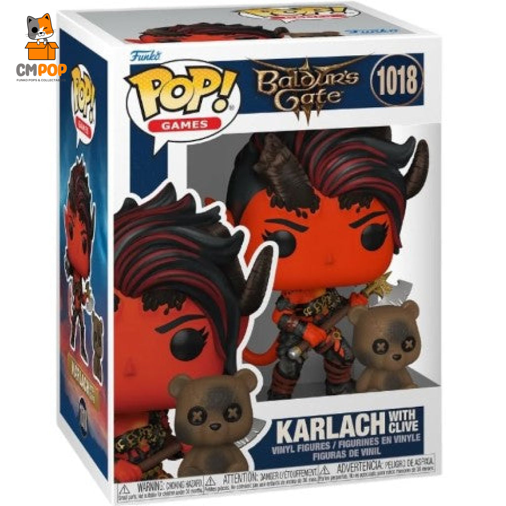 Karlach & Clive - #1018 Funko Pop! Games Baldur’s Gate Pop