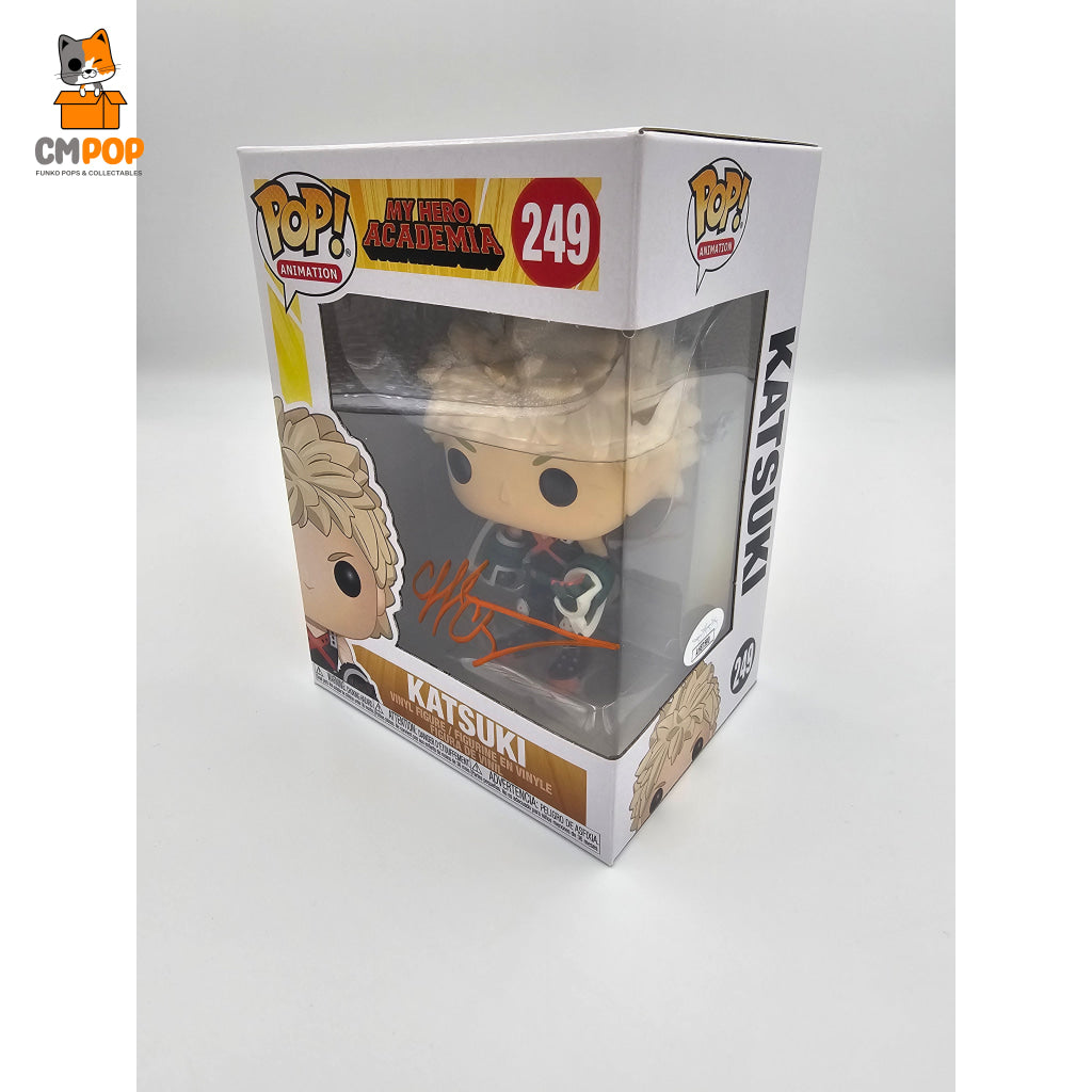 Katsuki - #249 Funko Pop! Animation My Hero Academia Signed By Cliffard Chapin Certified Pop