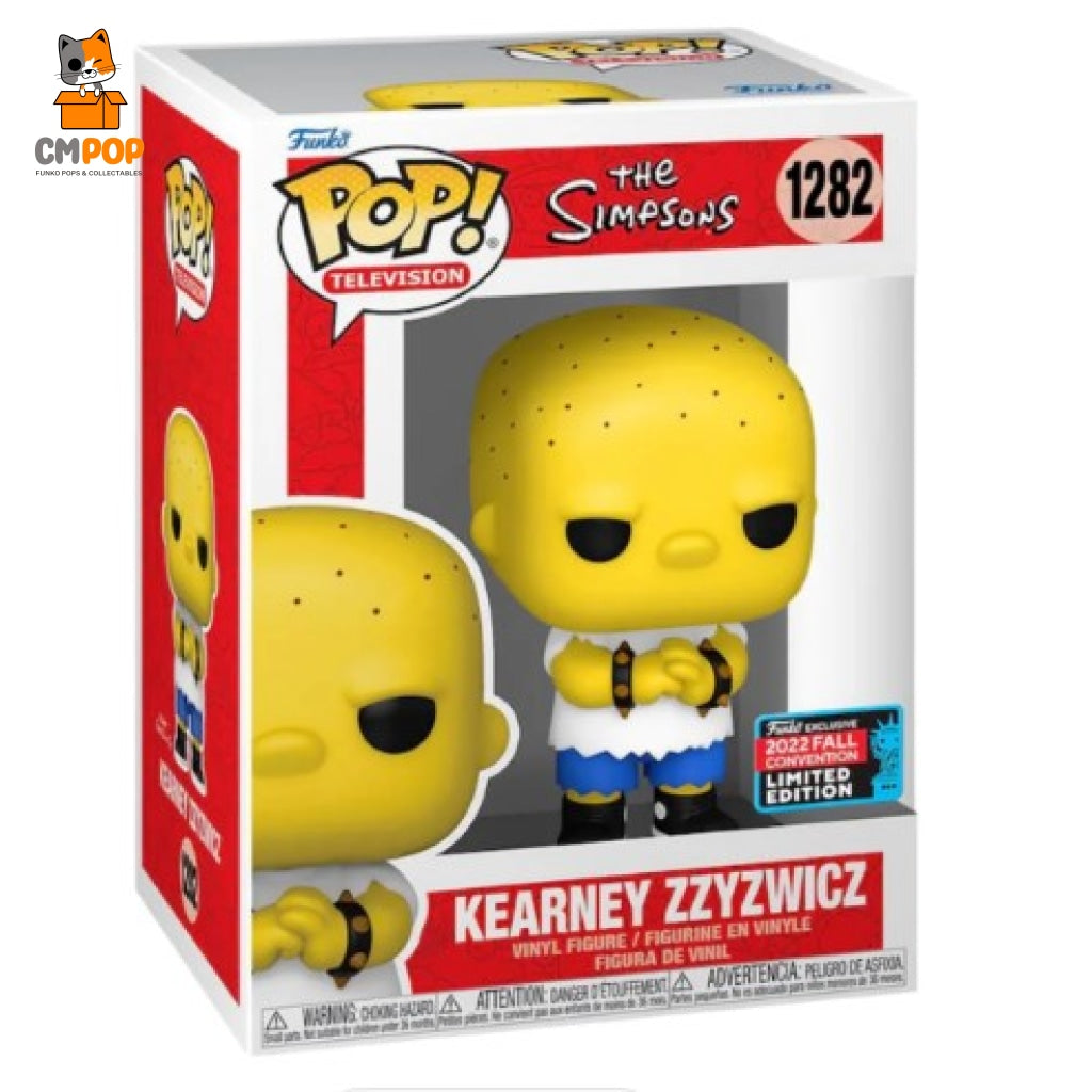 Kearney Zzyzwicz - #1282 Funko Pop! The Simpsons Nycc Exclusive Pop