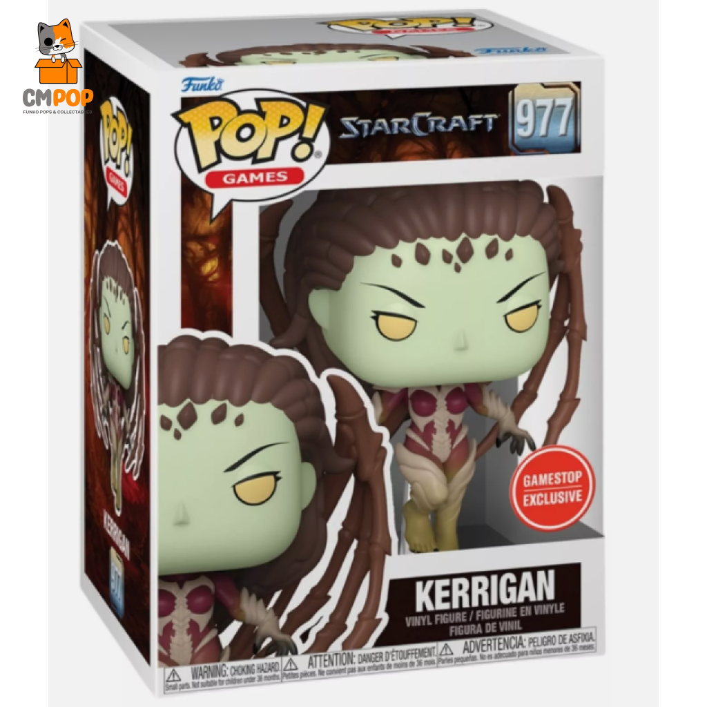 Kerrigan - #977- Funko Pop! Star Craft Games Gamestop Exclusive Pop