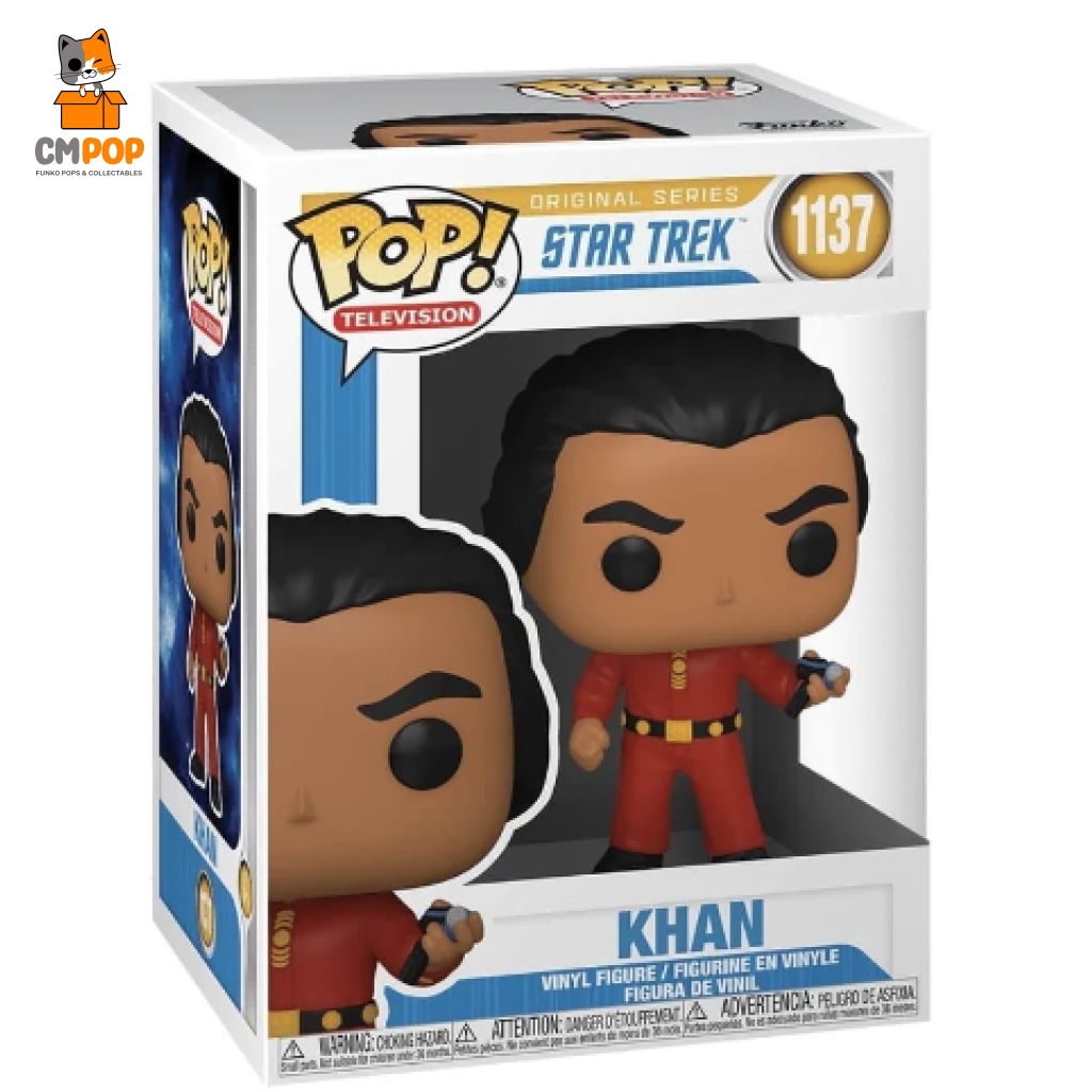 Khan - #1137 Star Trek Funko Pop! Pop Oob