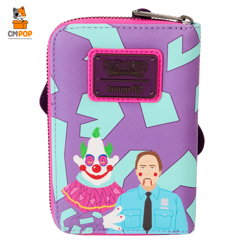 Killer Klowns Jumbo Cosplay Zip Around Wallet - Loungefly