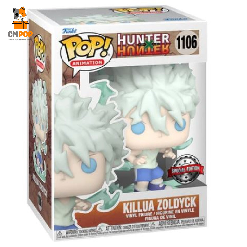 Killua Zoldyck- #1106 - Funko Pop! Hunter Special Edition Pop