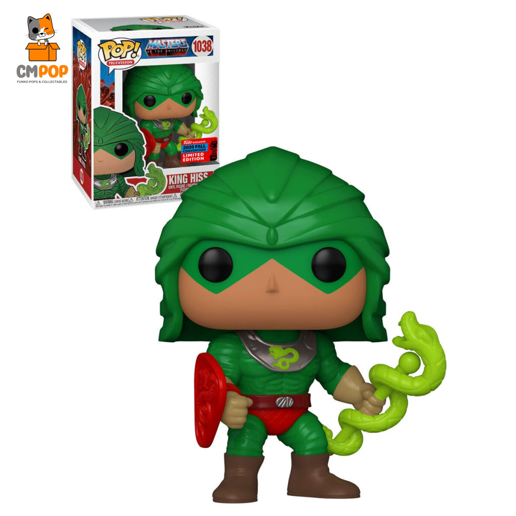 King Hiss - #1038 Funko Pop! Television Masters Of The Universe 2020 Convention Limited Edition