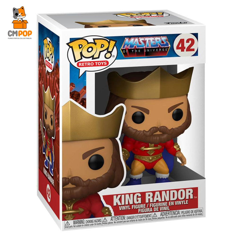 King Randor - #42 Funko Pop! Retro Toys Masters Of The Universe Pop