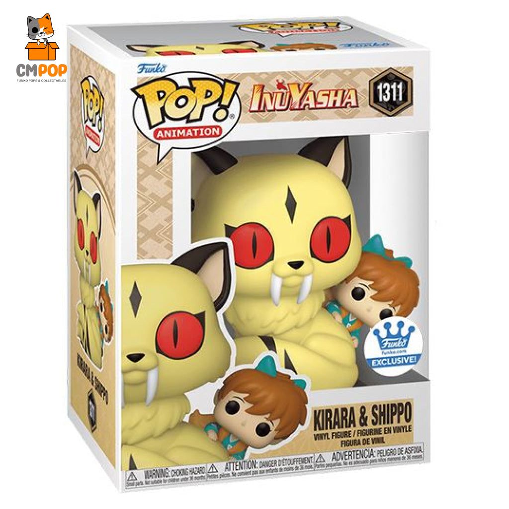 Kirara & Shippo - #1311 Funko Pop! Inuyasha Shop Exclusive Pop