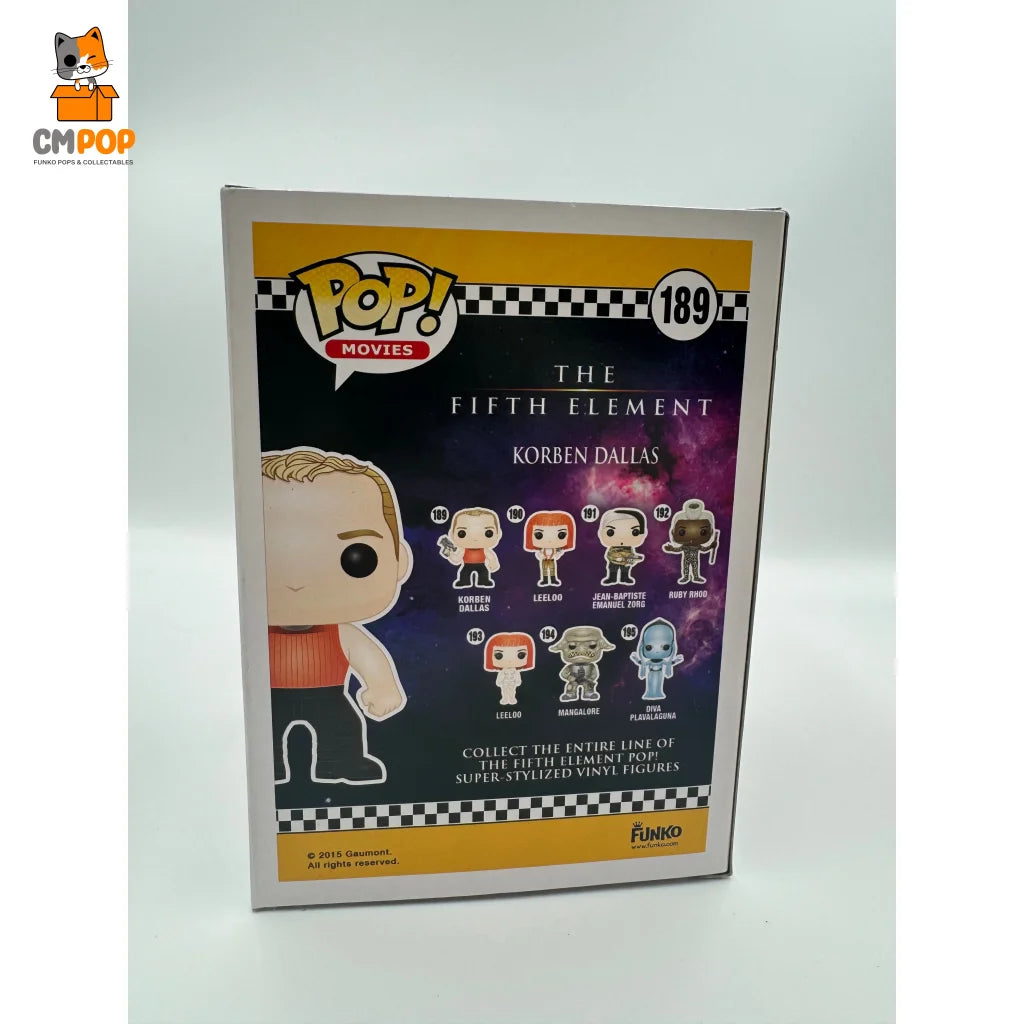 Korben Dallas - #189 Funko Pop! Movies The Fifth Element