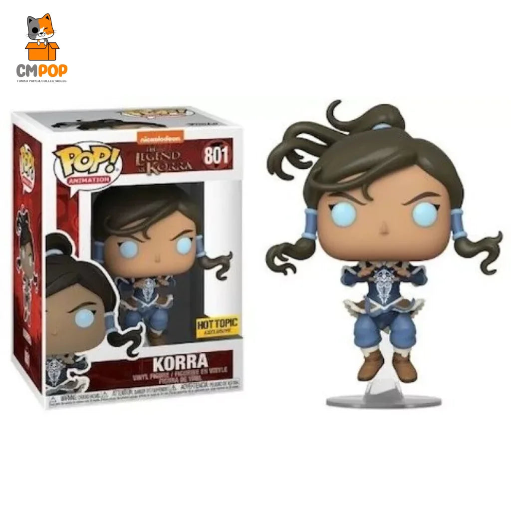 Korra - #801 Funko Pop! Animation Legend Of Hot Topic Exclusive Pop