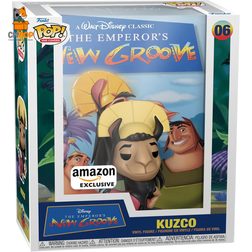 Kuzco - #06 Funko Pop! Vhs Covers Disney Emperors New Groove Amazon Exclusive Pop