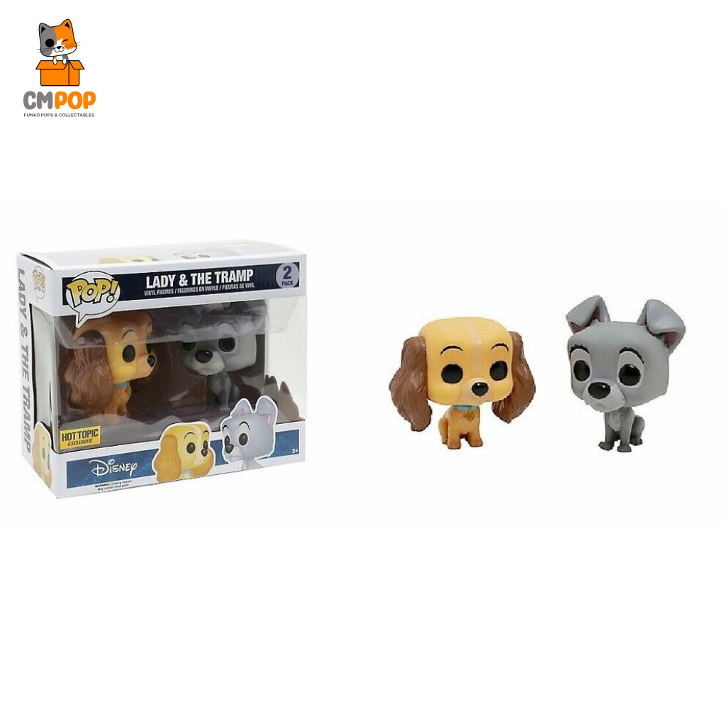 Lady & The Tramp - Disney Funko Pop! Hot Topic Exclusive Pop