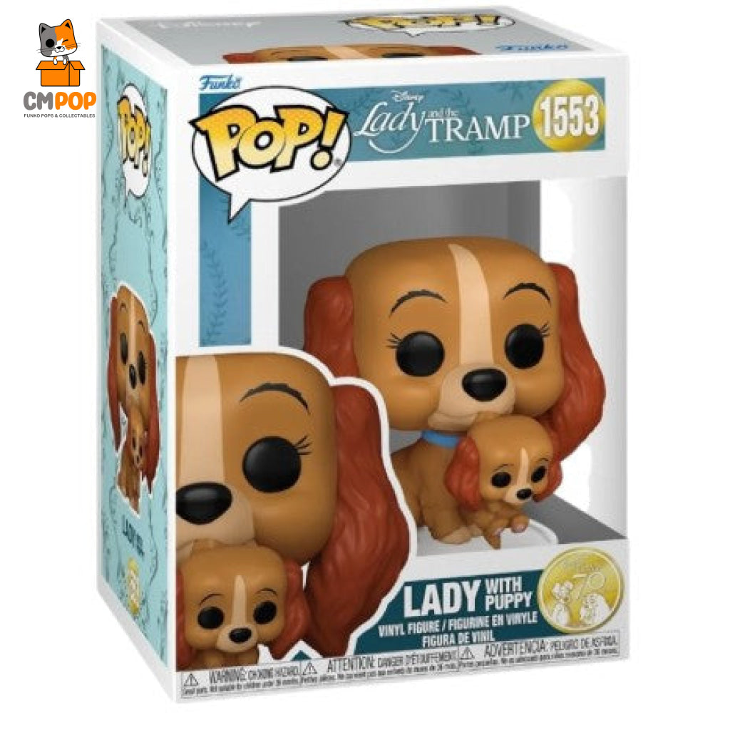 Lady With Puppy - #1553 Funko Pop! Disney And The Tramp Pre Order! Pop