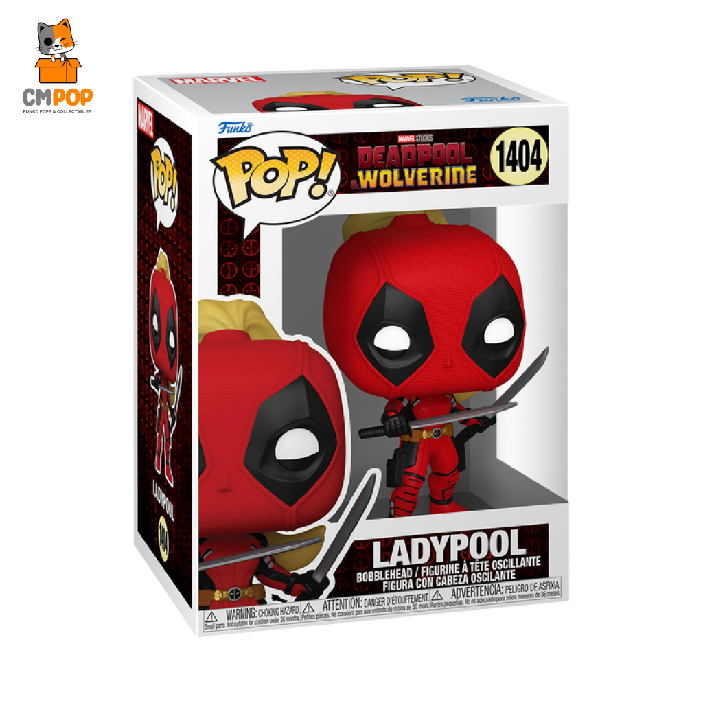 Ladypool - #1404- Funko Pop! Deadpool Wolverine Marvel Pop