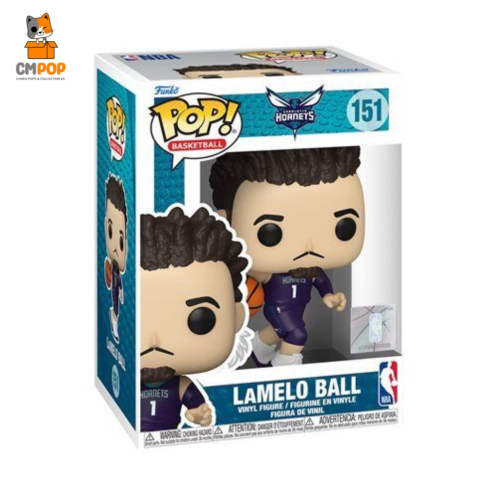 Lamelo Ball - Hornets #151 Funko Pop! Nba Sports Pop