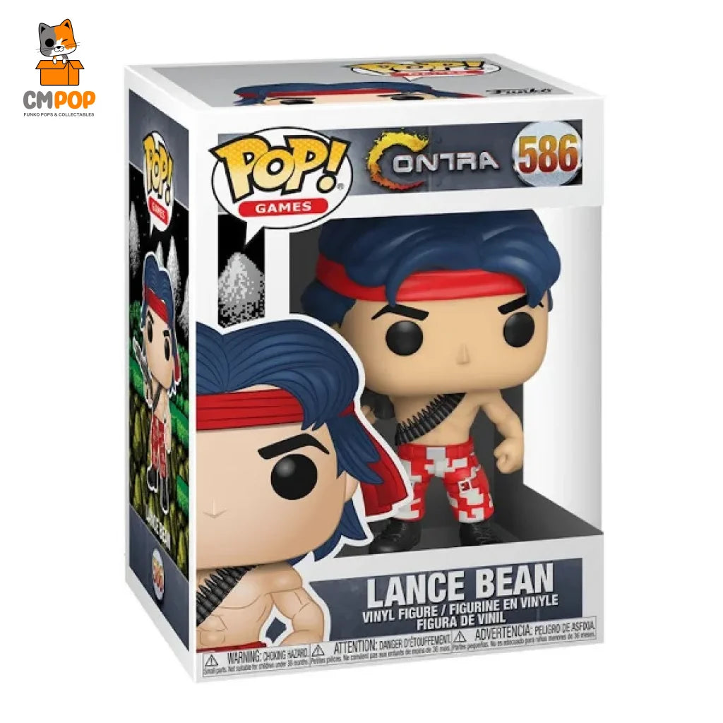 Lance Bean - #586 Funko Pop! Games Contra