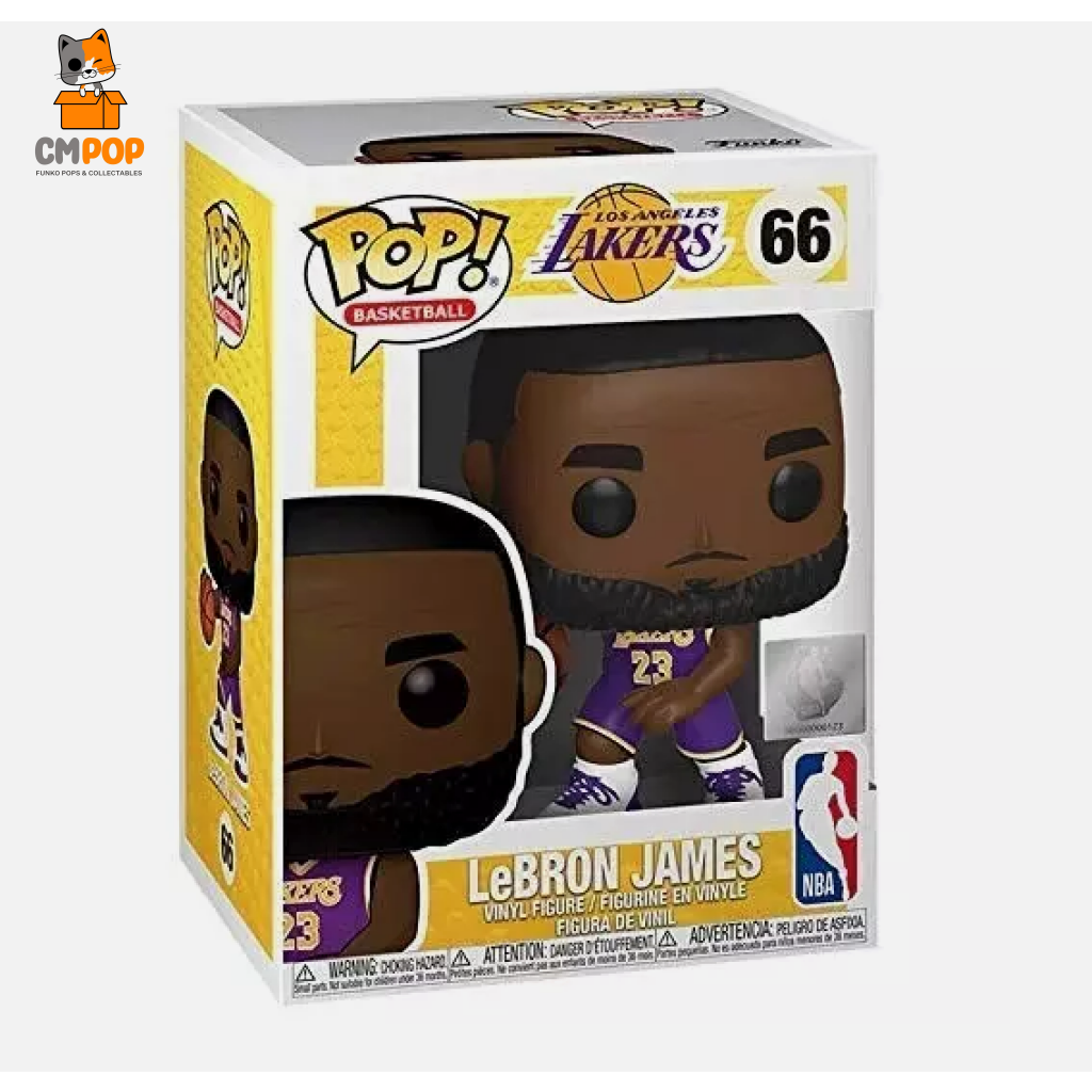 Lebron James- #66- Funko Pop! - Los Angeles Lakers Nba Pop