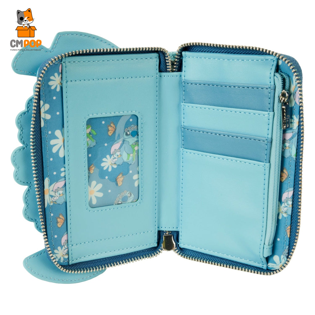 Lilo And Stitch Springtime Cosplay Zip Around Wallet - Disney Loungefly