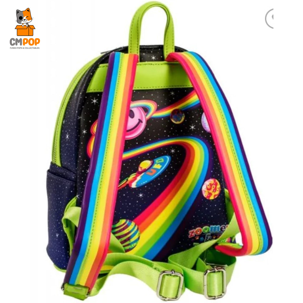 Lisa Frank - Cosmic Alien Ride Glow Mini Backpack Loungefly