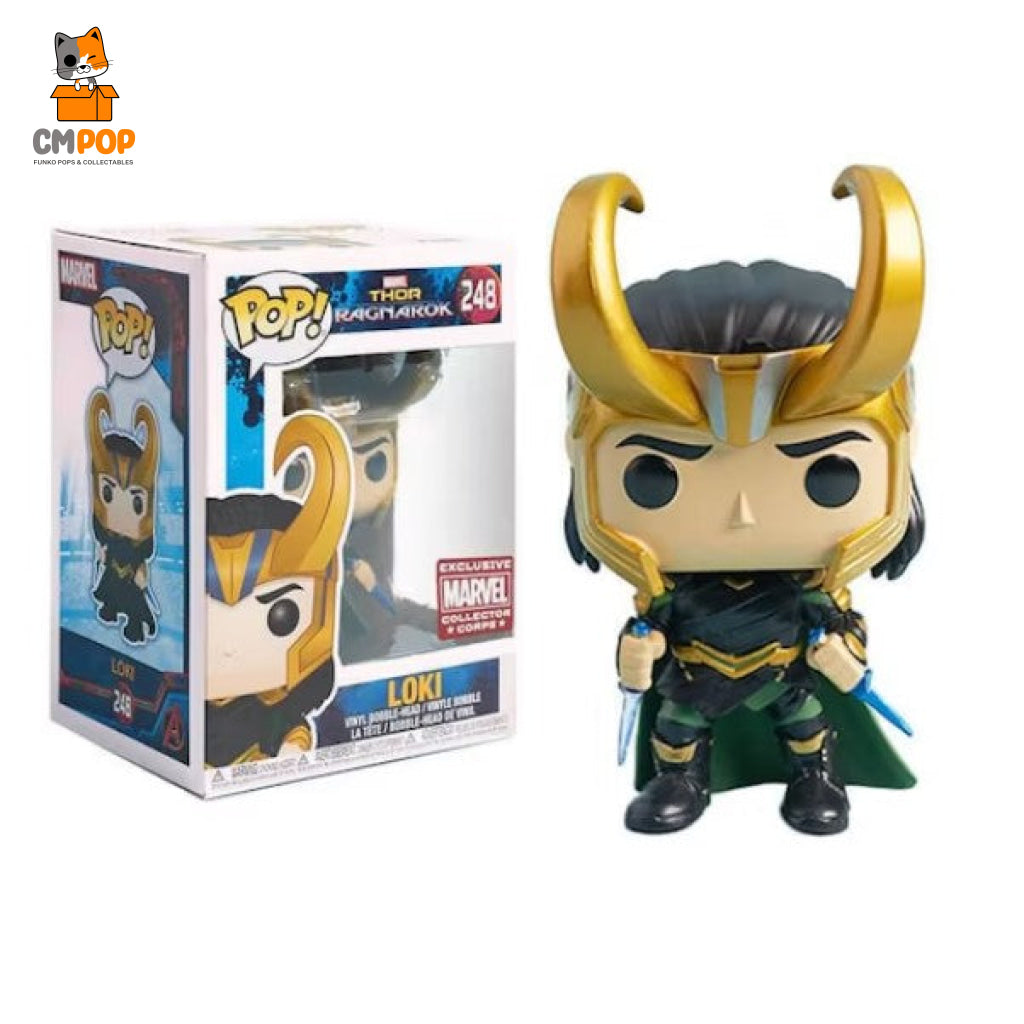 Loki - #248 Funko Pop! Marvel Thor Ragnarok Exclusive Collection Corps Pop