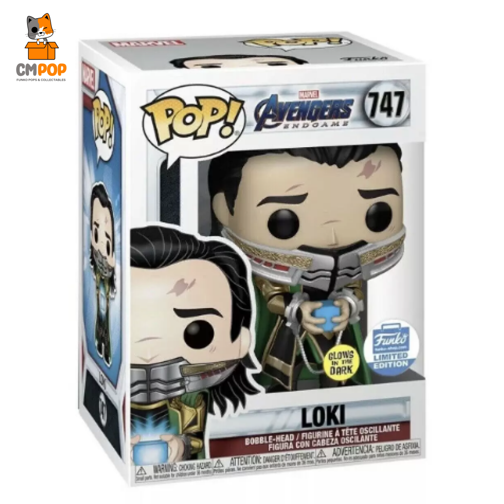 Loki - #747 Funko Pop! Avengers Marvel Gitd Exclusive Pop