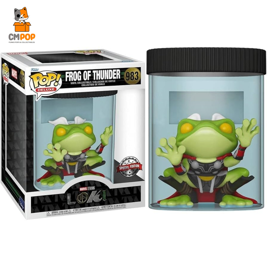 Loki - #983 Funko Pop! Marvel Deluxe Frog Of Thunder Special Edition