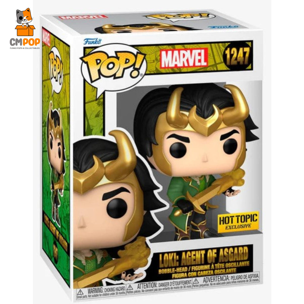 Loki: Agent Of Asgard - #1247 Funko Pop! Marvel Hot Topic Exclusive Pop