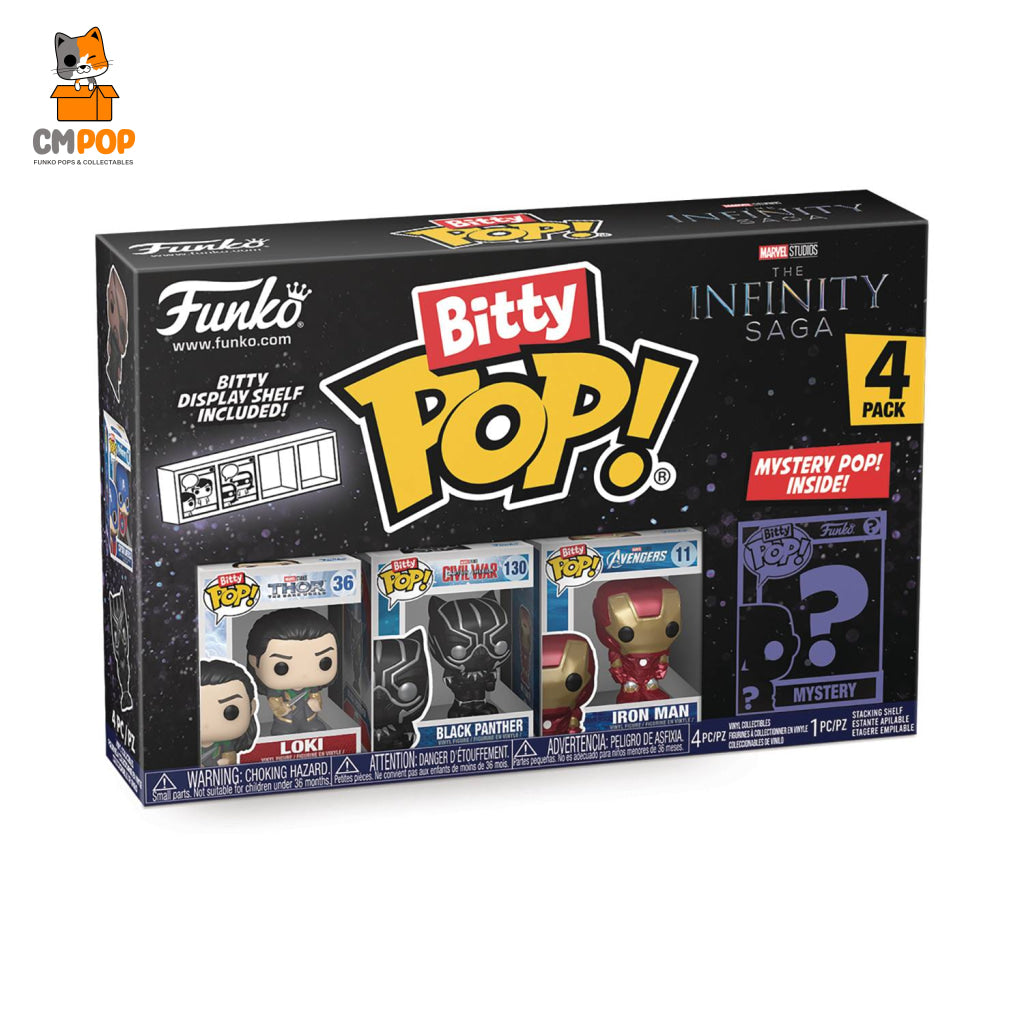 Loki Bitty Pop! - Funko Marvel 4Pk Pop