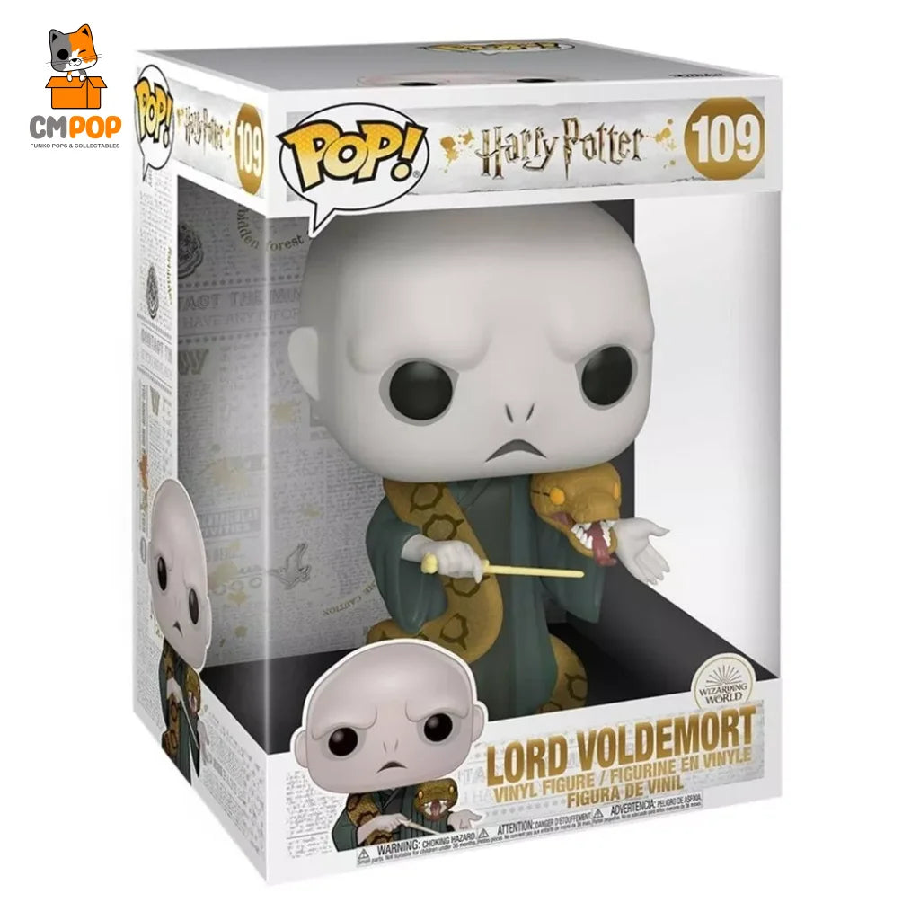 Lord Voldemort With Nagini - #109 Funko Pop! Games Harry Potter Jumbo Pop