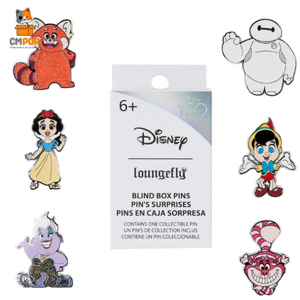 Loungefly Disney 100Th Anniversary Blind Pin Set- - Pins Funko Pop