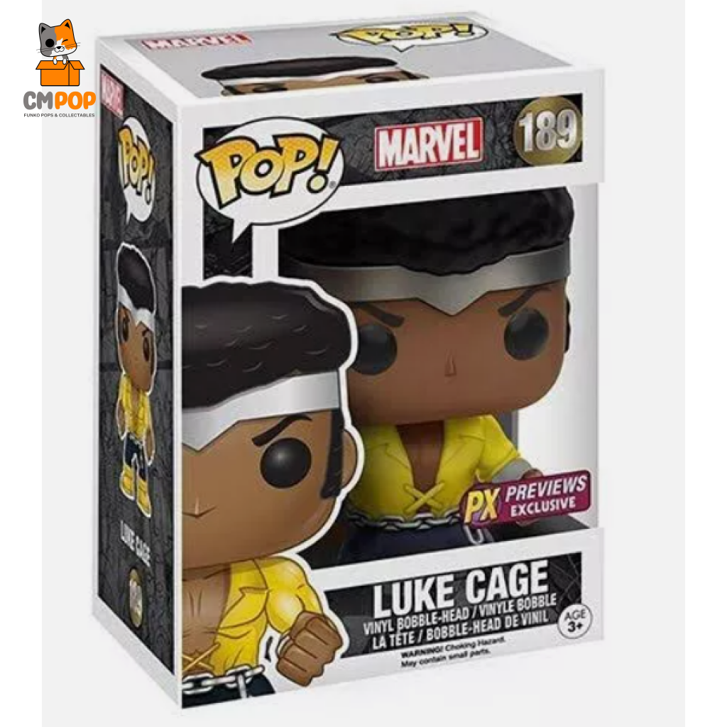 Luke Cage - #189 Funko Pop! Marvel Px Previews Exclusive Pop