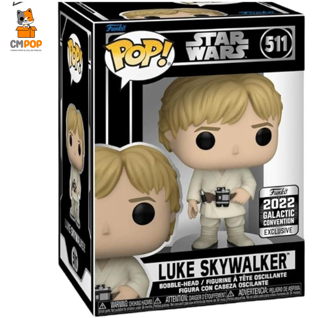 Luke Skywalker - #511 Funko Pop! Star Wars 2022 Galactic Convention Exclusive