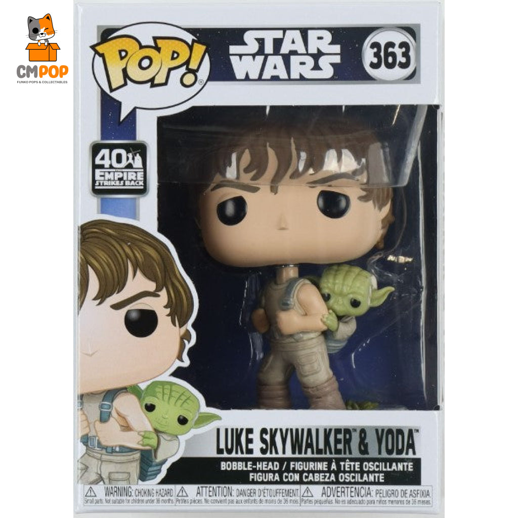 Luke Skywalker & Yoda - #363 Funko Pop! Star Wars Pop