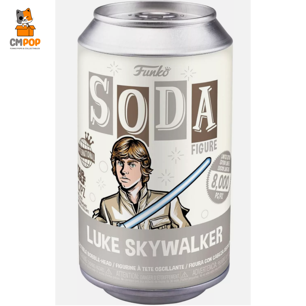 Luke Skywalker (Star Wars) - Funko Vinyl Soda 10 000 Pieces Chance Of Chase