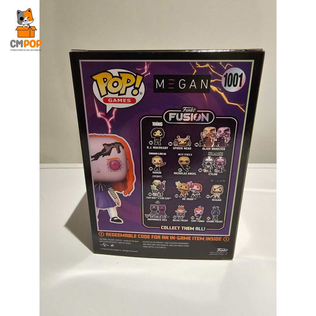 M3Gan - #1001 Funko Fusion Le 500 Piece Nycc Con Stickered Exclusive Minor Tear Pop