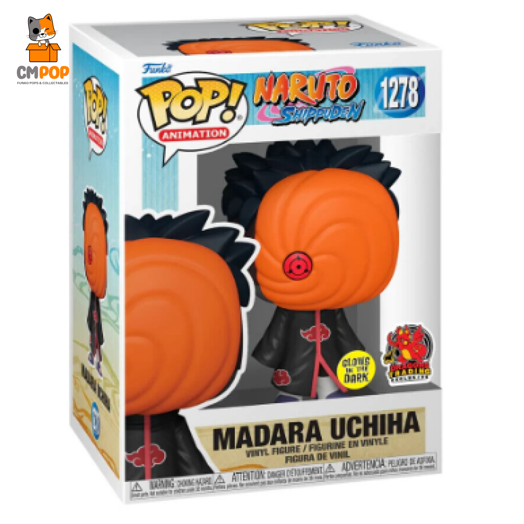 Madara Uchiha - #1278 Funko Pop! Naruto Shippuden Gitd Dragons Trading Exclusive Pop