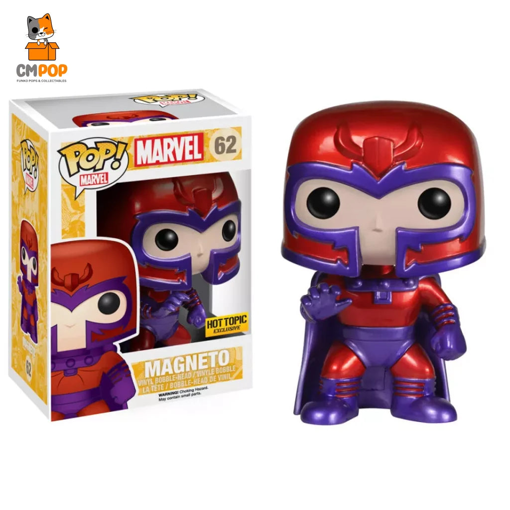 Magneto - #62 Funko Pop! Marvel Hot Topic Exclusive Pop