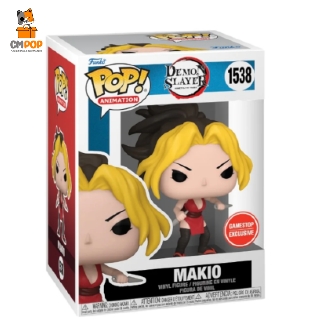 Makio - #1538 Funko Pop! Demon Slayer Gamestop Exclusive Pop