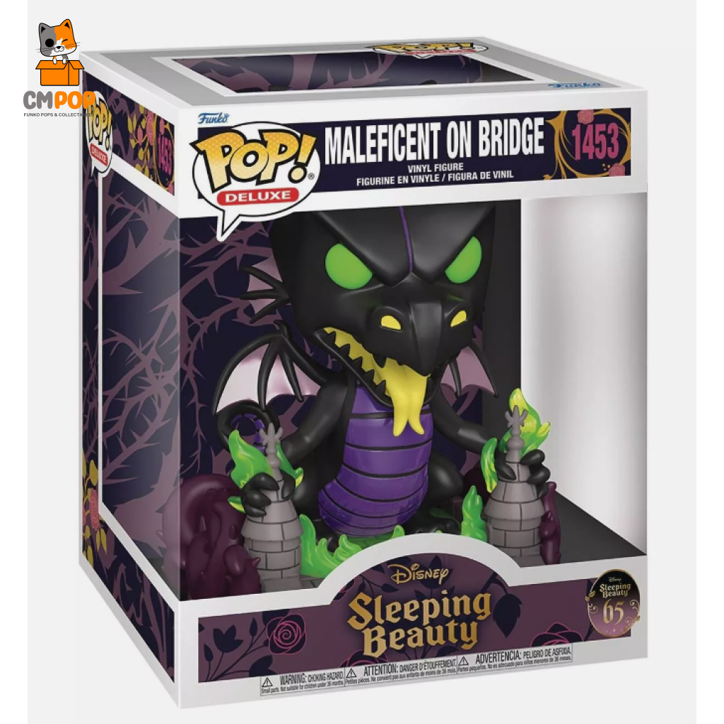 Maleficent On Bridge - 65Th Anniversary #1453 Funko Pop! Sleeping Beauty Disney Deluxe Pop