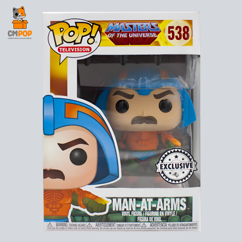 Man-At-Arms - #538 Funko Pop! Television Masters Of The Universe Exclusive