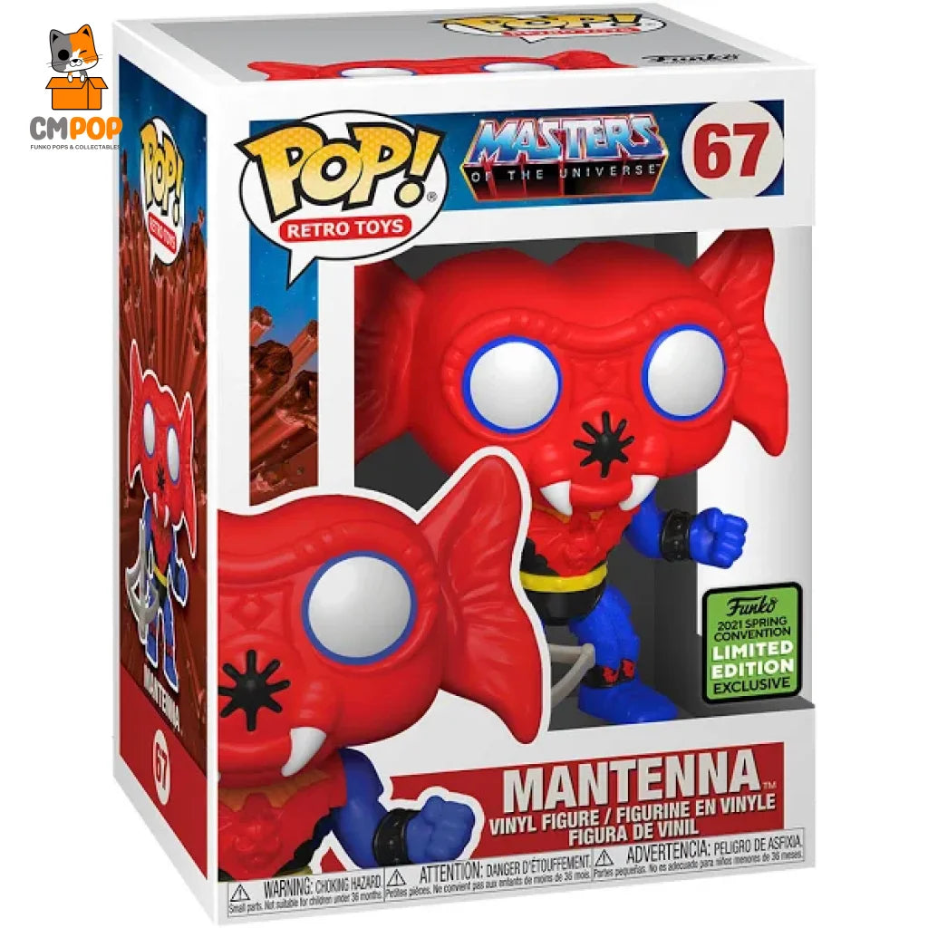 Mantenna - #67 Funko Pop! Retro Toys Masters Of The Universe 2021 Spring Convention Limited Edition