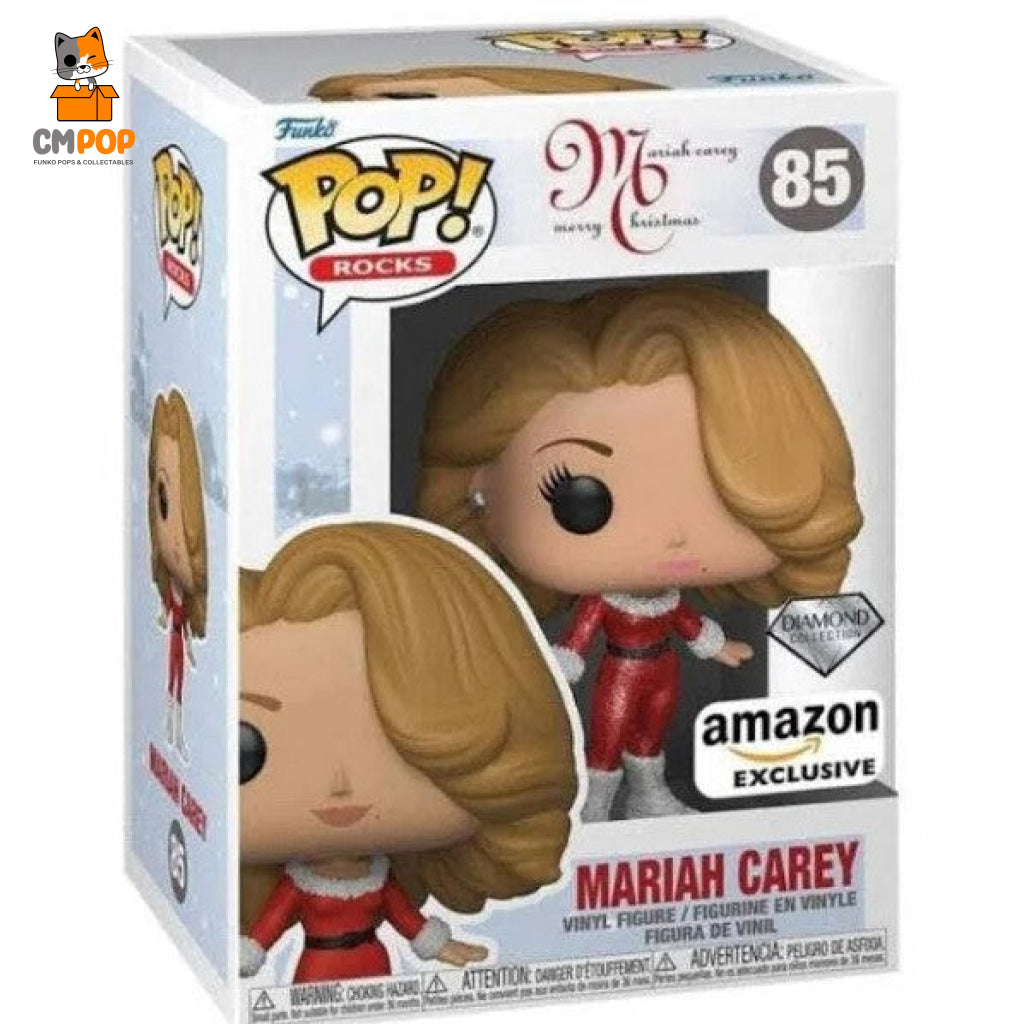 Mariah Carey - #85 Funko Pop! Rocks Merry Christmas Diamond Collection Amazon Exclusive Pop